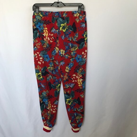 Easel Red Spring Floral Pants NWT - Picture 4 of 12